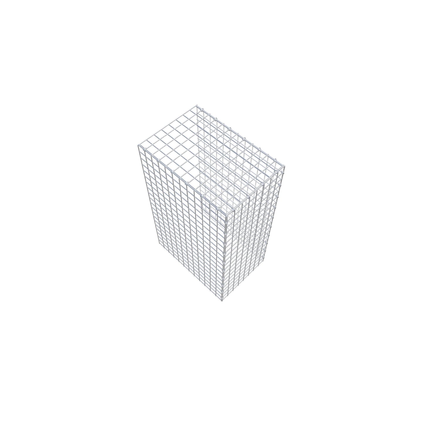 Fästbar gabion typ 4 100 cm x 60 cm x 40 cm (L x H x D), maskstorlek 5 cm x 5 cm, C-ring