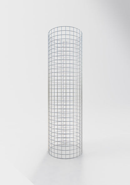 Gabionensäule rund 42 cm Durchmesser, 160 cm Höhe, Maschenweite 5 cm x 5 cm