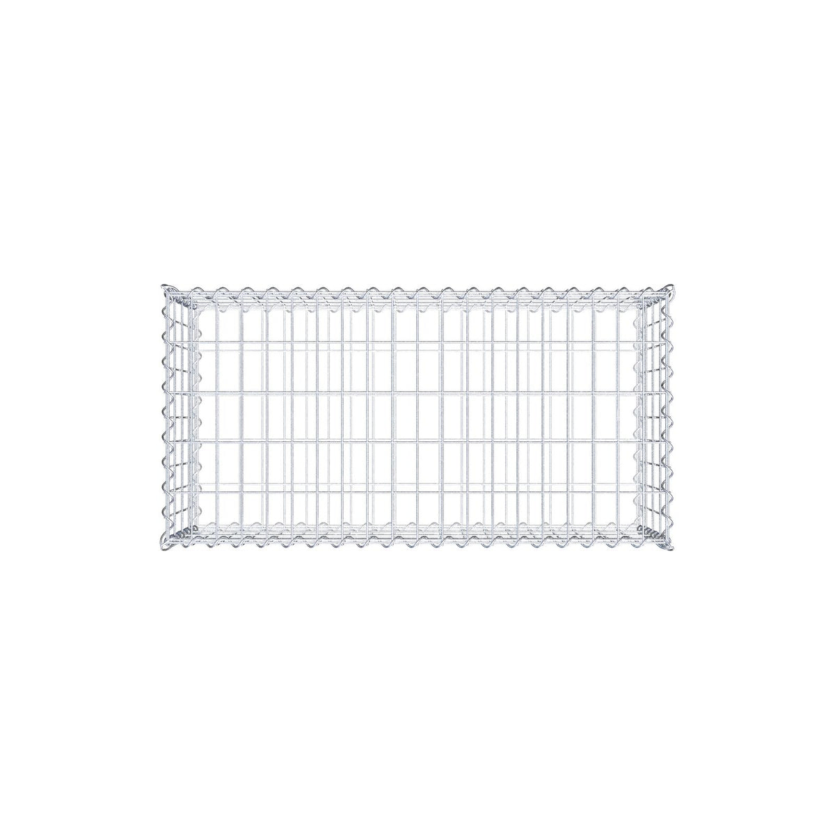 Gavión 100 cm x 40 cm x 50 cm (largo x alto x fondo), malla 5 cm x 10 cm, en espiral