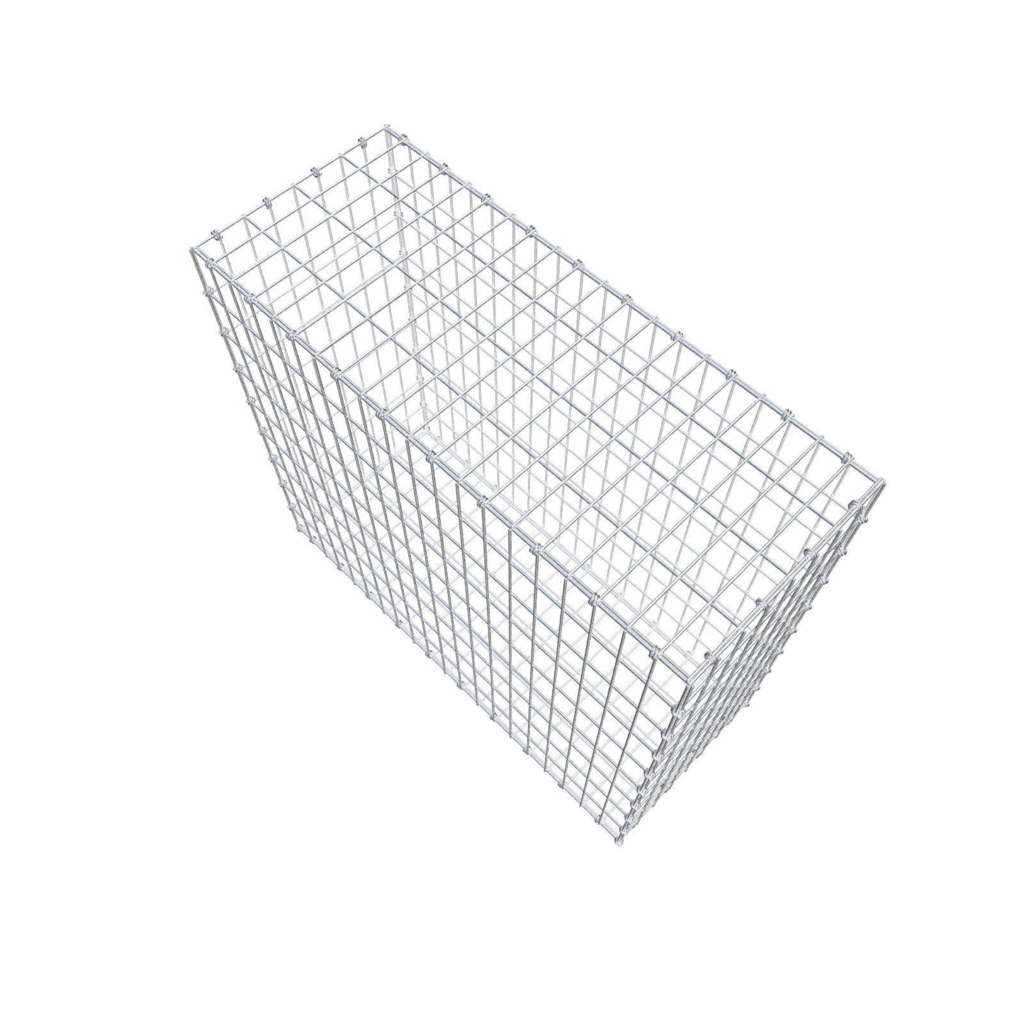Schanskorf 100 cm x 90 cm x 40 cm (L x H x D), maaswijdte 5 x 10 cm, spiraalring
