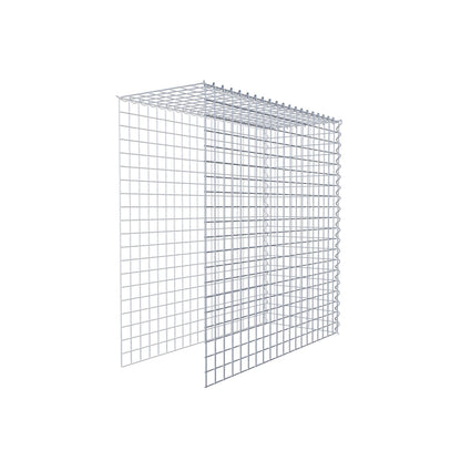 Add-on schanskorf type 4 100 cm x 100 cm x 40 cm (L x H x D), maaswijdte 5 cm x 5 cm, spiraalvormig