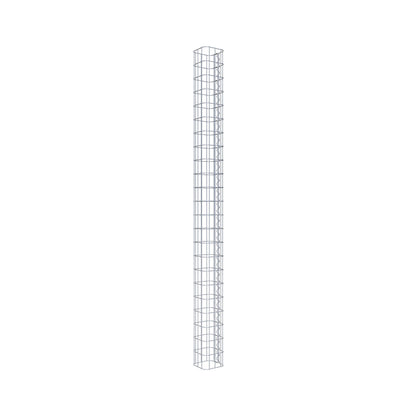 Colonne de gabion carrée 17 cm x 17 cm, 230 cm de hauteur, MW 5 cm x 10 cm