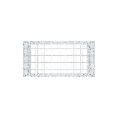 Gabion 100 cm x 60 cm x 50 cm (L x H x D), maskestørrelse 10 cm x 10 cm, C-ring