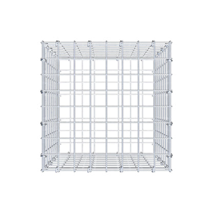 Gabione 40 cm x 40 cm x 40 cm (L x H x T), Maschenweite 5 cm x 5 cm, C-Ring