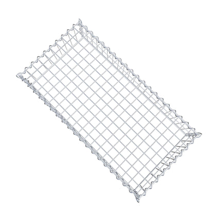 Gabião Tipo 3 100 cm x 20 cm x 50 cm (C x A x P), malhagem 5 cm x 10 cm, espiral