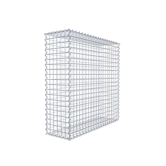 Gabbione 100 cm x 100 cm x 30 cm (L x H x P), maglia 5 cm x 5 cm, spirale