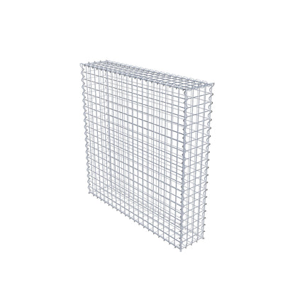 Set van 2 schanskorven 100 cm x 100 cm x 20 cm (L x H x D), maaswijdte 5 x 5 cm, spiraalvormig