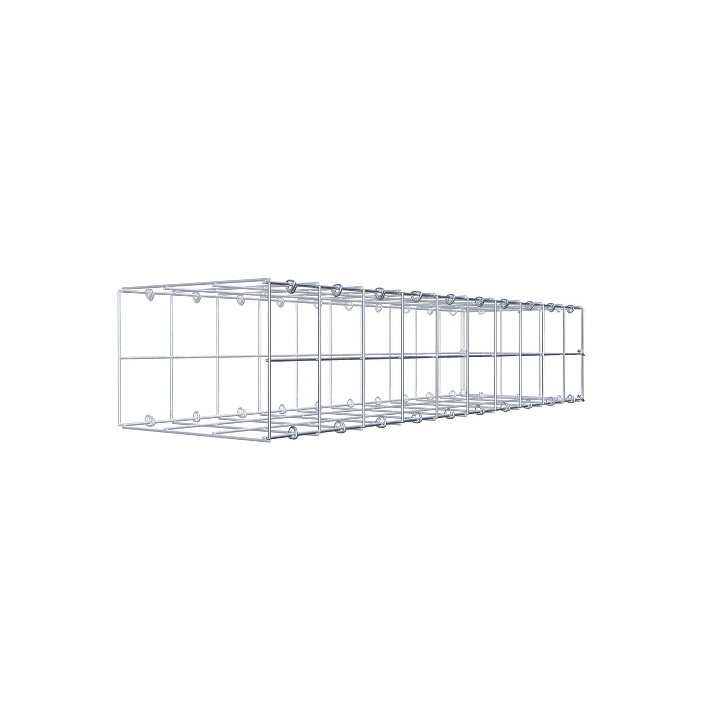 Gabbione aggiuntivo di tipo 2 100 cm x 20 cm x 30 cm (L x A x P), maglia 10 cm x 10 cm, anello a C
