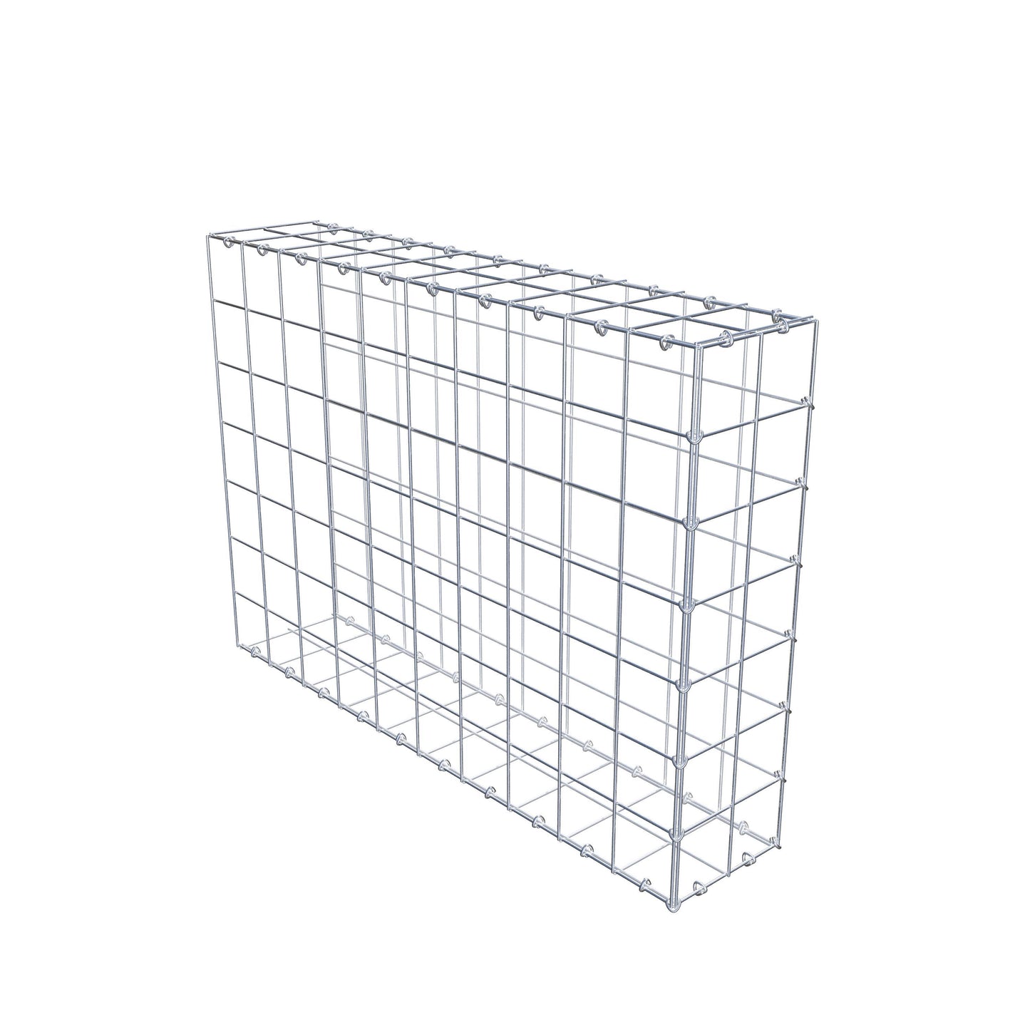 Fourche rapportée type 2 100 cm x 70 cm x 20 cm (L x H x P), mailles 10 cm x 10 cm, anneau en C