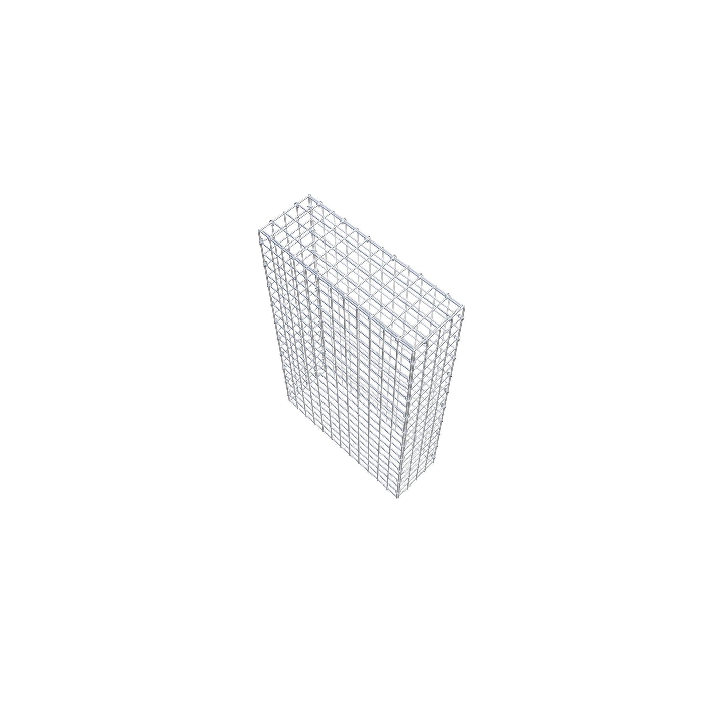Gavión adicional tipo 3 100 cm x 60 cm x 20 cm (L x A x P), malla 5 cm x 5 cm, anillo en C