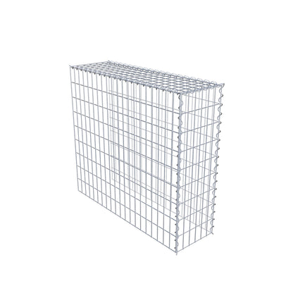 Aangegroeide schanskorf type 4 100 cm x 90 cm x 30 cm (L x H x D), maaswijdte 5 cm x 10 cm, spiraal
