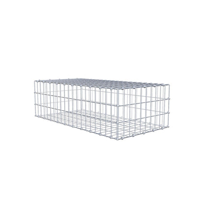 Schanskorf 100 cm x 30 cm x 50 cm (L x H x D), maaswijdte 5 x 10 cm, spiraalring