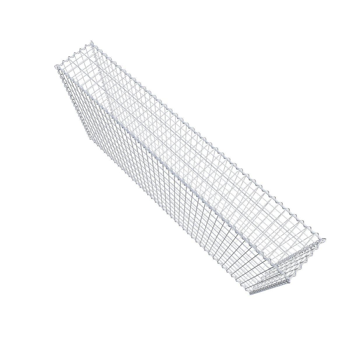 Gabion 200 cm x 100 cm x 30 cm (L x H x P), mailles 5 cm x 10 cm, spirale