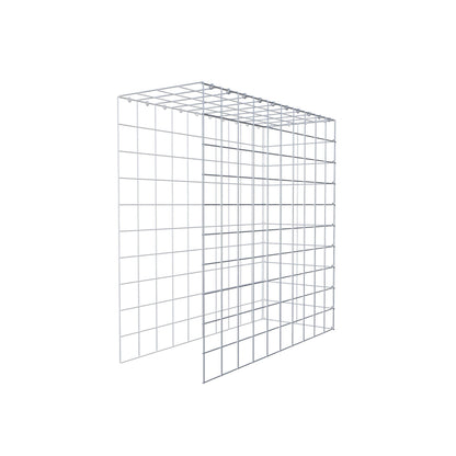 Mounted gabion type 4 100 cm x 100 cm x 40 cm (L x H x D), mesh size 10 cm x 10 cm, C-ring
