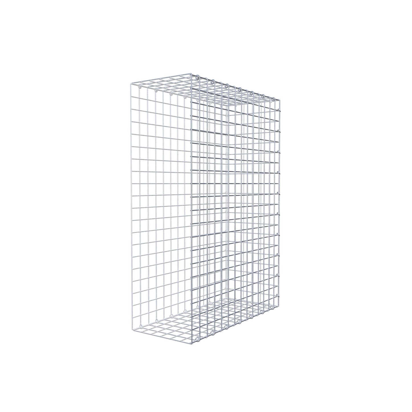 Mounted gabion type 2 100 cm x 70 cm x 30 cm (L x H x D), mesh size 5 cm x 5 cm, C-ring