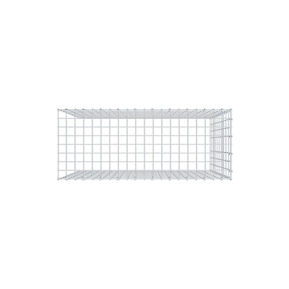 Fourche rapportée type 4 100 cm x 100 cm x 40 cm (L x H x P), mailles 5 cm x 10 cm, anneau C