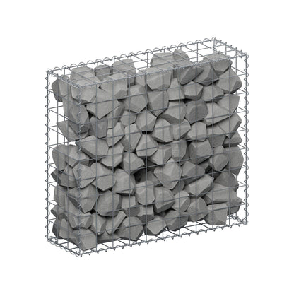 Gabion 100 cm x 90 cm x 30 cm (L x H x D), maskestørrelse 10 cm x 10 cm, spiral