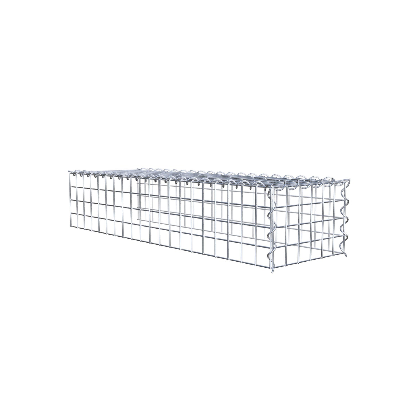 Add-on schanskorf type 4 100 cm x 20 cm x 30 cm (L x H x D), maaswijdte 5 cm x 5 cm, spiraalvormig