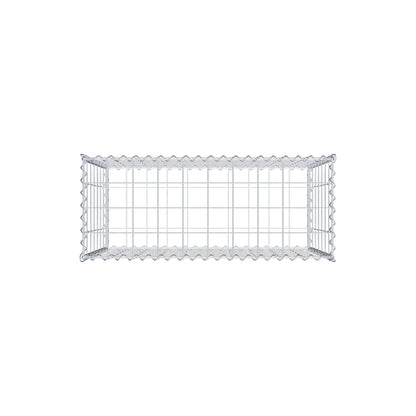 Gabion 100 cm x 70 cm x 40 cm (L x H x P), mailles 10 cm x 10 cm, spirale