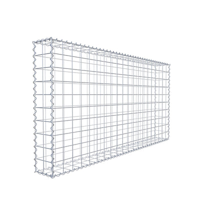 Gabione 200 cm x 100 cm x 20 cm (L x H x T), Maschenweite 10 cm x 10 cm, Spirale