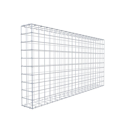 Gabião 200 cm x 100 cm x 20 cm (C x A x P), malhagem 10 cm x 10 cm, anel C