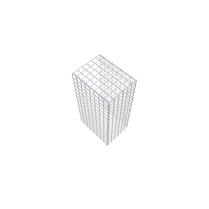 Fourche rapportée type 4 80 cm x 40 cm x 30 cm (L x H x P), mailles 5 cm x 5 cm, anneau C