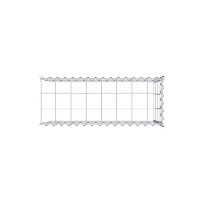 Add-on schanskorf type 4 80 cm x 40 cm x 30 cm (L x H x D), maaswijdte 10 cm x 10 cm, spiraal