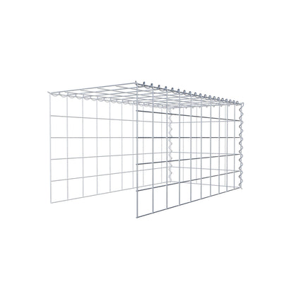 Gabião tipo 4 100 cm x 50 cm x 50 cm (C x A x P), malhagem 10 cm x 10 cm, espiral