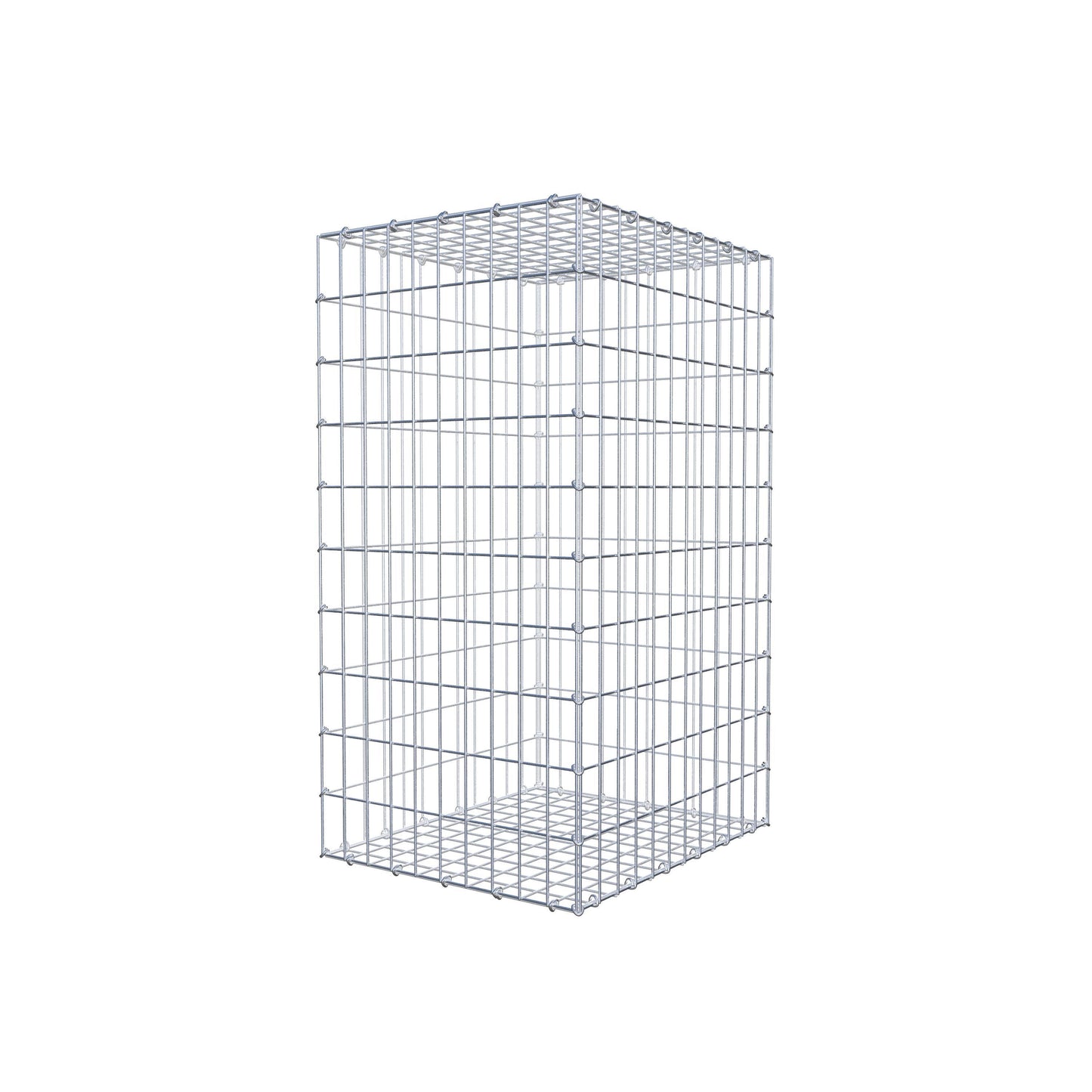Schanskorf 100 cm x 60 cm x 50 cm (L x H x D), maaswijdte 5 cm x 10 cm, C-ring