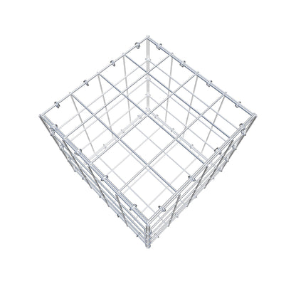 Schanskorf 40 cm x 40 cm x 40 cm (L x H x D), maaswijdte 10 cm x 10 cm, C-ring