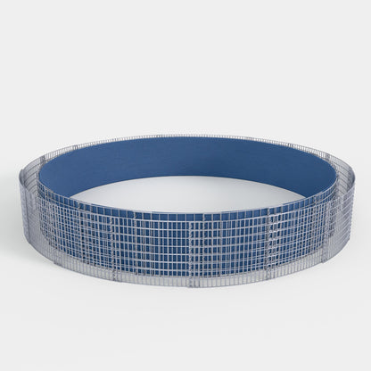 Rond verhoogd bed, buitendiameter 502 cm, hoogte 50 cm, maaswijdte 5 x 10 cm, wanddikte 15 cm