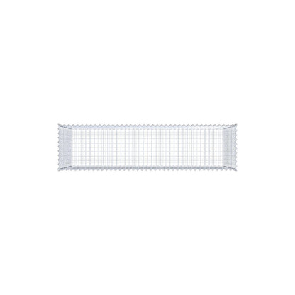 Gabião 200 cm x 100 cm x 50 cm (C x A x P), malhagem 5 cm x 5 cm, espiral