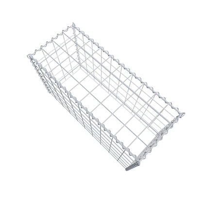 Add-on schanskorf type 3 100 cm x 60 cm x 40 cm (L x H x D), maaswijdte 10 cm x 10 cm, spiraal