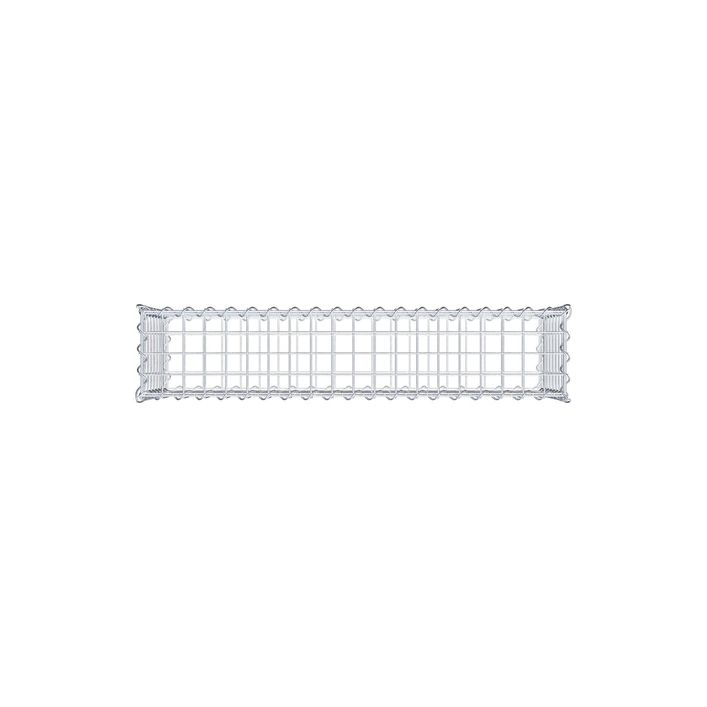 Set van 2 schanskorven 100 cm x 40 cm x 20 cm (L x H x D), maaswijdte 5 x 5 cm, spiraalvormig
