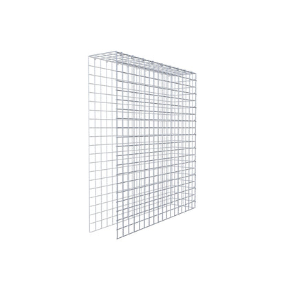 Monteret gabion type 4 100 cm x 90 cm x 20 cm (L x H x D), maskestørrelse 5 cm x 5 cm, C-ring