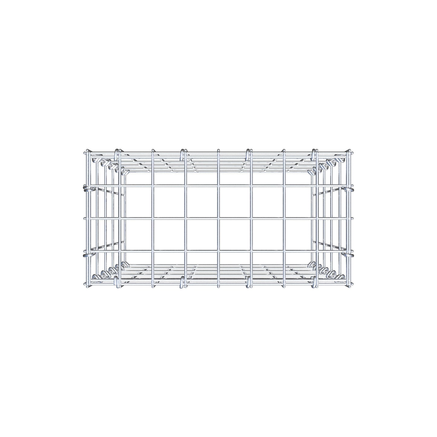 Gabião Tipo 3 50 cm x 40 cm x 20 cm (C x A x P), malhagem 5 cm x 10 cm, anel C