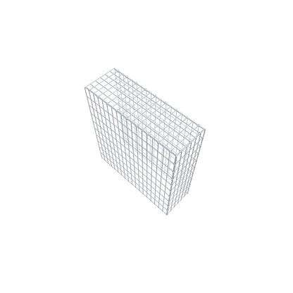 Monteret gabion type 4 100 cm x 90 cm x 30 cm (L x H x D), maskestørrelse 5 cm x 10 cm, C-ring