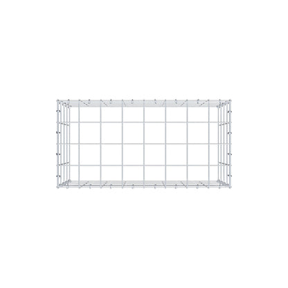 Mounted gabion type 3 80 cm x 40 cm x 40 cm (L x H x D), mesh size 10 cm x 10 cm, C-ring