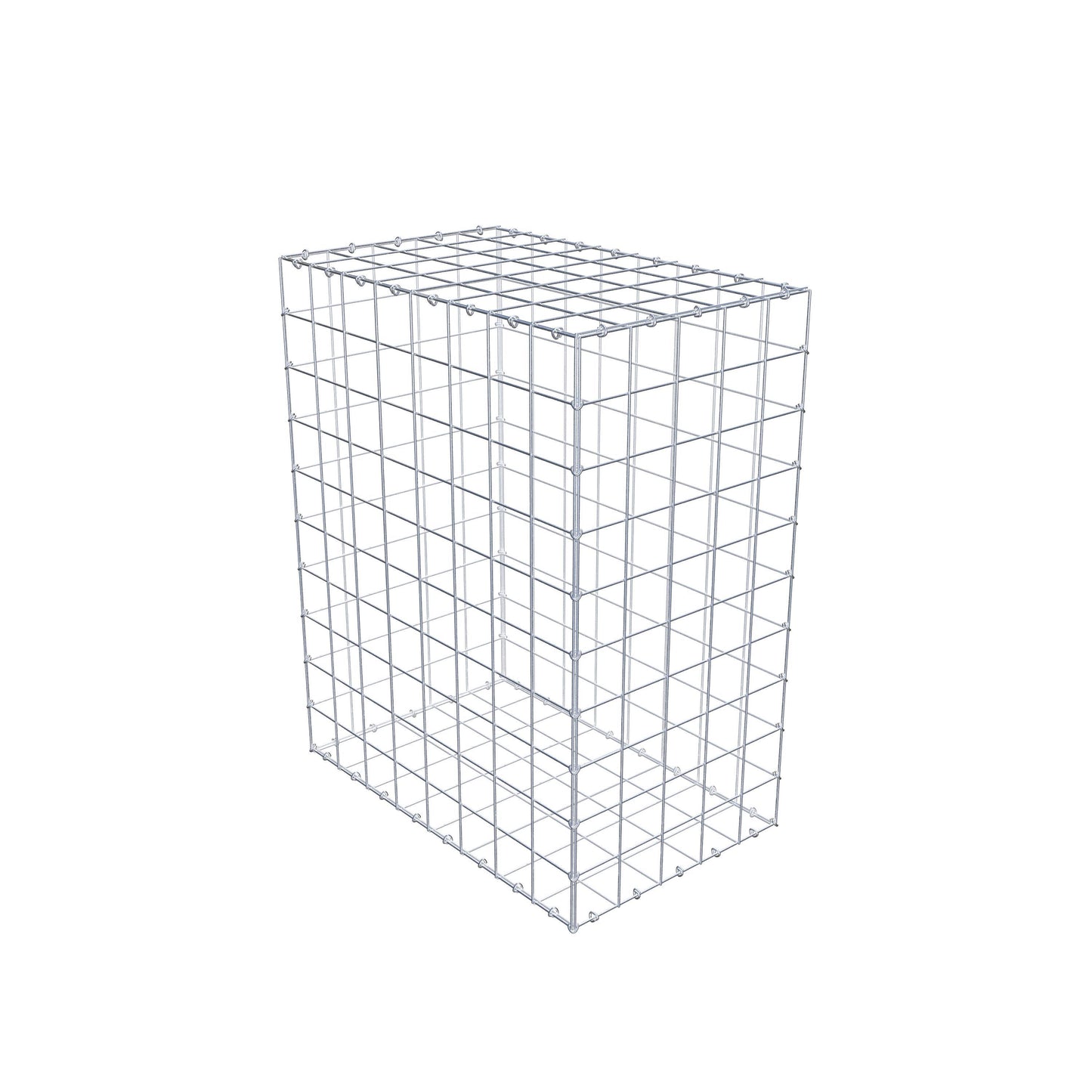 Schanskorf 100 cm x 80 cm x 50 cm (L x H x D), maaswijdte 10 cm x 10 cm, C-ring