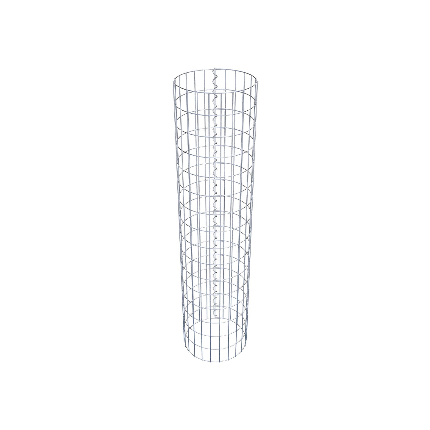 Gabionensäule rund 37 cm Durchmesser, 160 cm Höhe, Maschenweite 5 cm x 10 cm