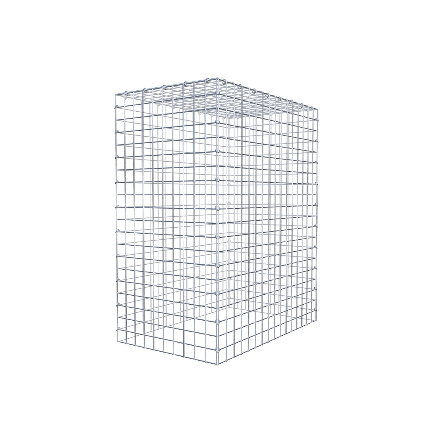 Type 3 oplegkorf 100 cm x 80 cm x 50 cm (L x H x D), maaswijdte 5 cm x 5 cm, C-ring