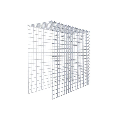 Anbaugabione Typ 4 100 cm x 90 cm x 40 cm (L x H x T), Maschenweite 5 cm x 5 cm, Spirale