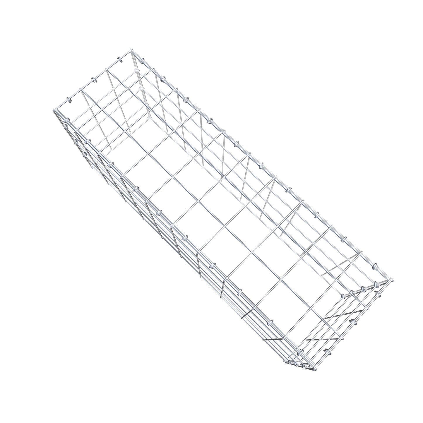 Gavión complementario de tipo 3 100 cm x 40 cm x 30 cm (L x A x P), malla 10 cm x 10 cm, anillo en C