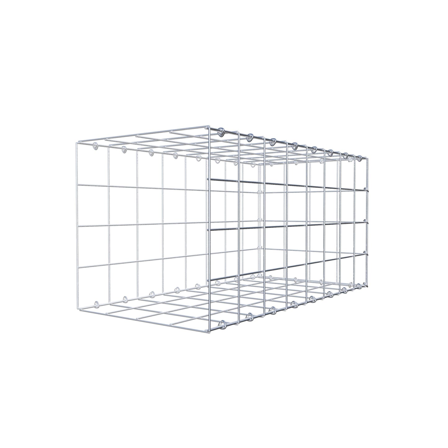 Pila adicional tipo 2 80 cm x 40 cm x 40 cm (L x A x P), malla 10 cm x 10 cm, anillo en C
