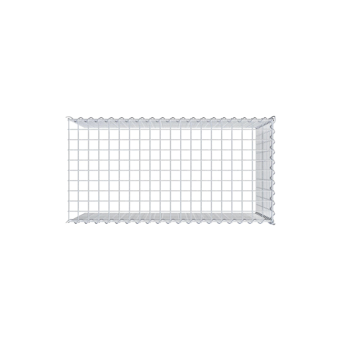 Gavión complementario tipo 4 100 cm x 60 cm x 50 cm (L x A x P), malla 5 cm x 5 cm, espiral