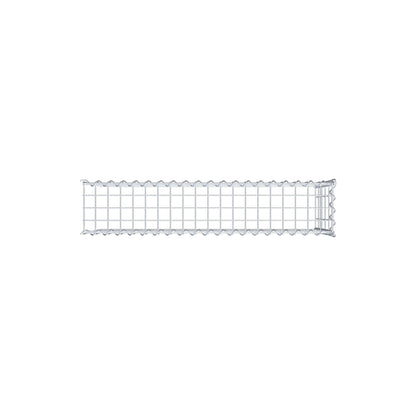 Add-on schanskorf type 4 100 cm x 50 cm x 20 cm (L x H x D), maaswijdte 5 cm x 10 cm, spiraalvormig