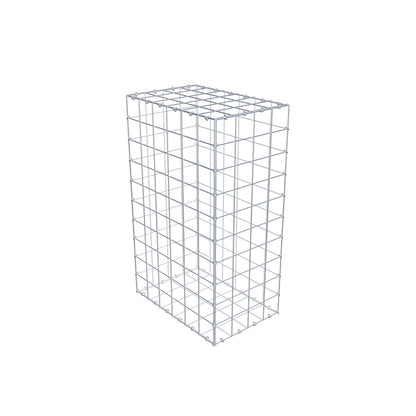Schanskorf 100 cm x 60 cm x 40 cm (L x H x D), maaswijdte 10 cm x 10 cm, C-ring
