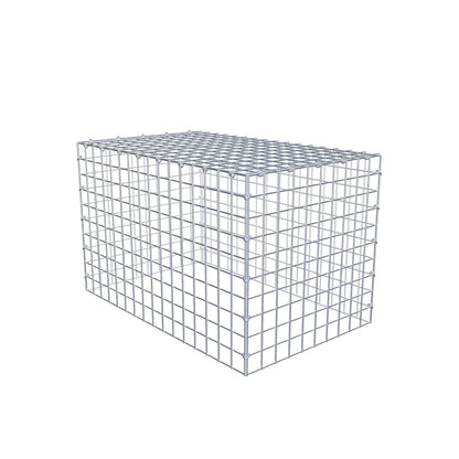 Gabião Tipo 3 80 cm x 50 cm x 50 cm (C x A x P), malhagem 5 cm x 5 cm, anel C