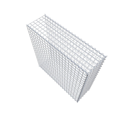 Gabbione aggiuntivo tipo 2 100 cm x 100 cm x 30 cm (L x H x P), dimensione maglia 5 cm x 5 cm, a spirale