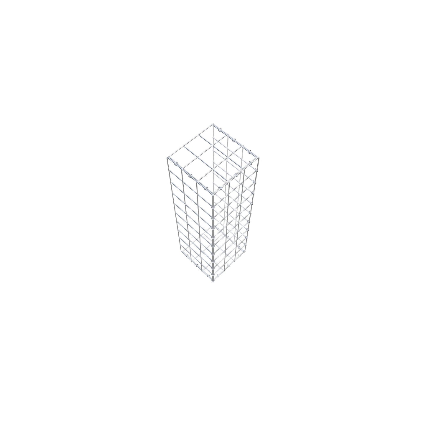Add-on schanskorf type 2 100 cm x 30 cm x 30 cm (L x H x D), maaswijdte 10 cm x 10 cm, C-ring